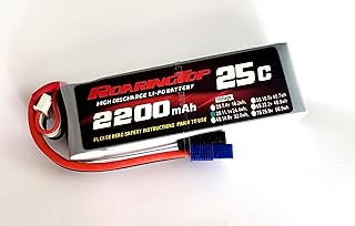 RoaringTop LiPo Battery Pack 25C 2200mAh 3S 11.1V with XT60 Plug for RC Car Boat Truck Heli Airplane
