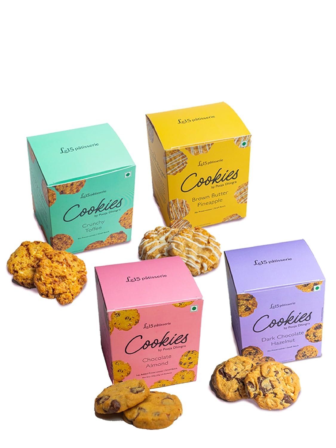 Le15 Try It All Cookie Box Chocolate Almond Cookie Brown Butter and