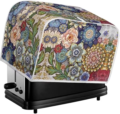 Miniatura 133 de Starry Night Toaster Covers 2 Slice Protectores de huellas dactilares a prueba de polvo y protección contra grasa para electrodomésticos Noche