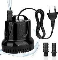 flintronic Merülő Vízpumpa 1200 L/h Csendes Akváriumszivattyú 2 Fúvókával 1