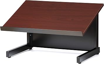Audio Visual Direct Tabletop Lectern, Black/Cherry
