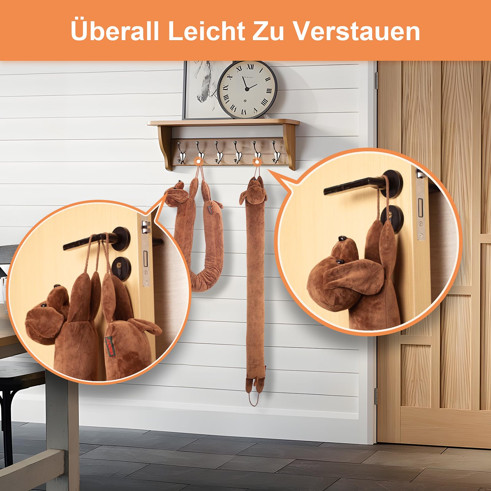 Burlete para puertas, 92 cm, pesado, burlete para ventana, perro tejón debajo de la puerta, bloqueador de ruido para puerta inferior, sellado de aire, aislamiento y aislamiento acústico