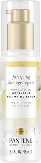 Pantene Fortifying Damage Repair Overnight Serum, Sulfate Free, Nutrient Blends, 3.2 fl oz