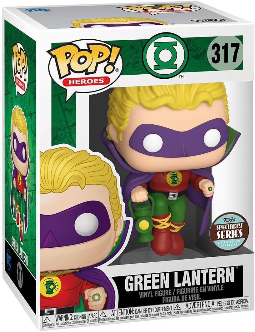 Funko Pop! Heroes: Dc Comics- Green Lantern (Exc), Action Figures - 45908