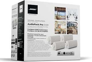 Bose Professional AudioPack Pro S4 White Surface-Mount Loudspeaker Pack - Premium Business Audio System