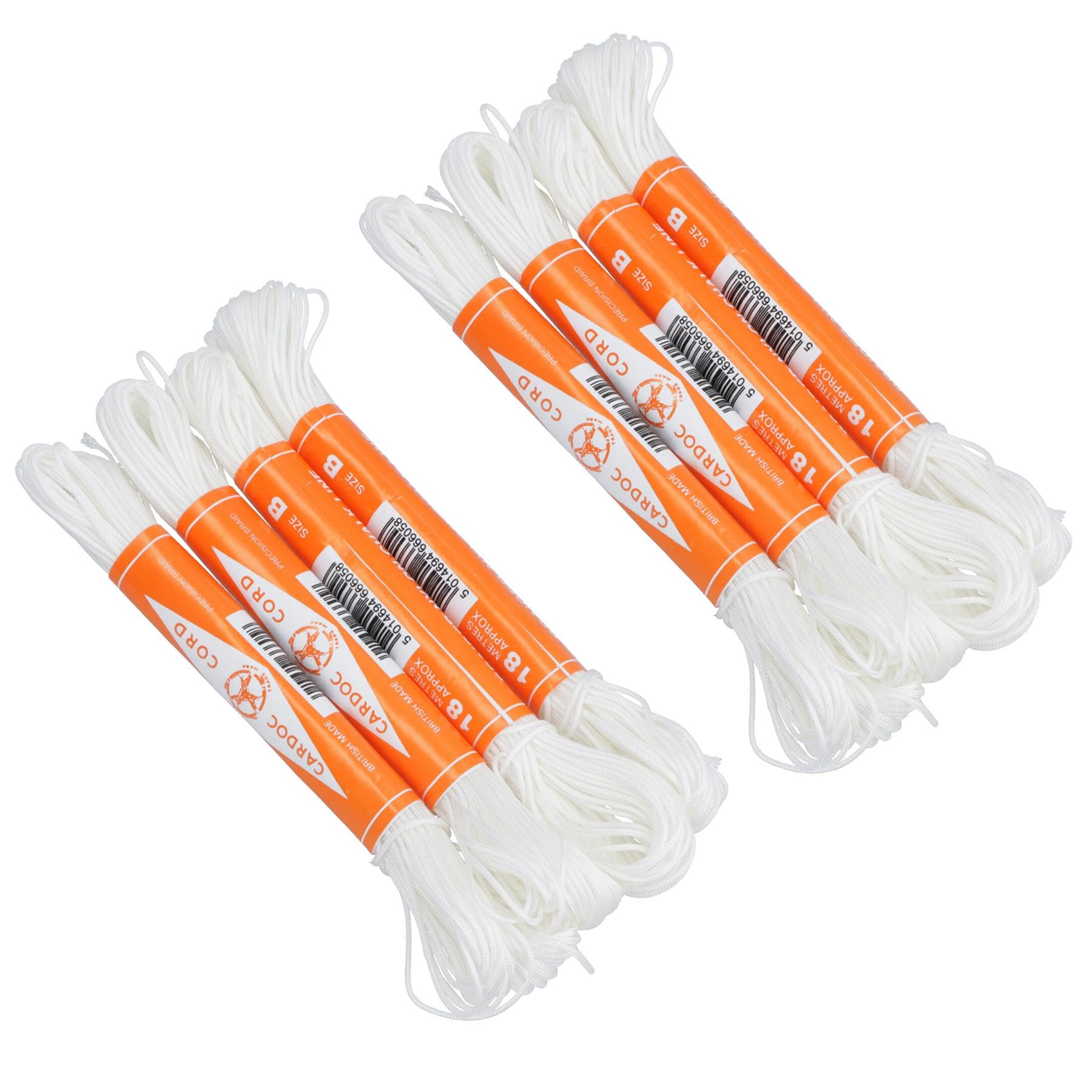 AB Tools Cordon nylon tressé Cardoc brique craie Taille de la ligne B (bâtiment de 18m Pack 8) TE453
