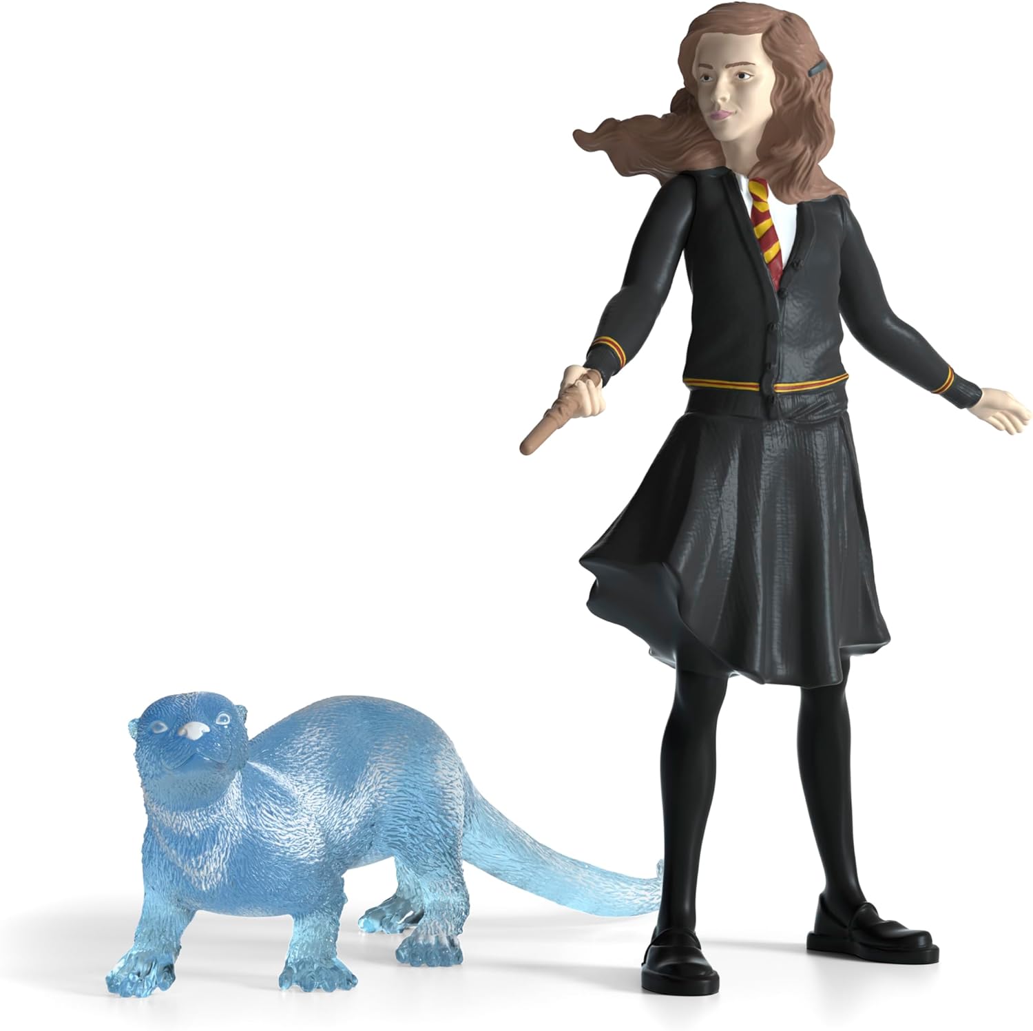 Schleich Wizarding World of Harry Potter 2-Piece Collectible Set with Hermoine and Hermoine's Otter Patronus Figurines