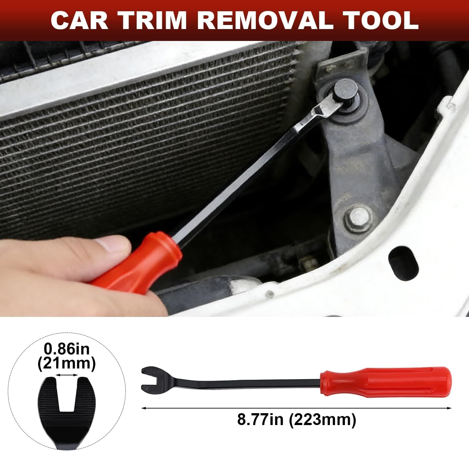8MILELAKE 8Pcs Fuel Line Disconnect Plier Set, Fuel Line Hose Clamp Removal Pliers, Electrical Disconnect, Push Pin Tools, Relay Puller, Panel Clip Remover & Filter Caliper