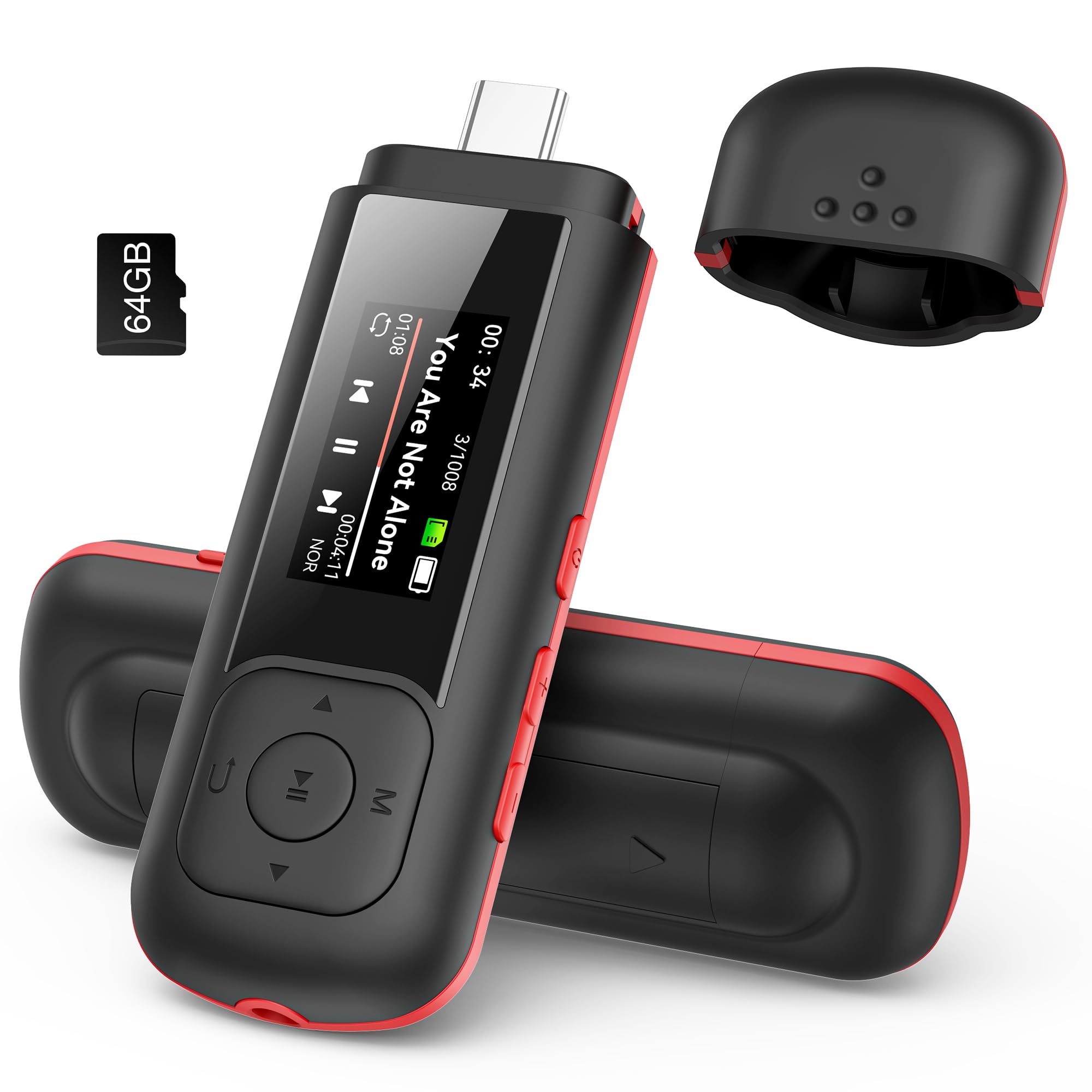 64GB USB C MP3 Player