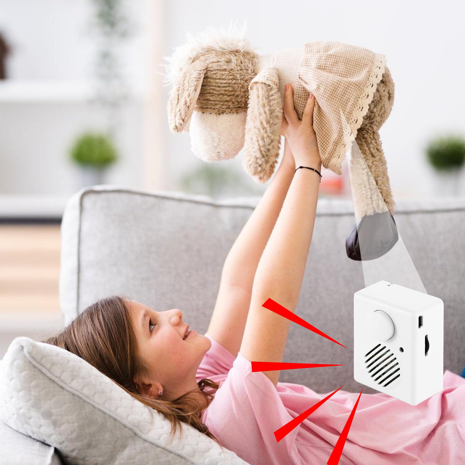 2 pezzi dittafono per animali di peluche, modulo vocale per animali di peluche, modulo audio per orsacchiotto, modulo vocale per peluche 360 secondi, per animali di peluche per regali fai da te
