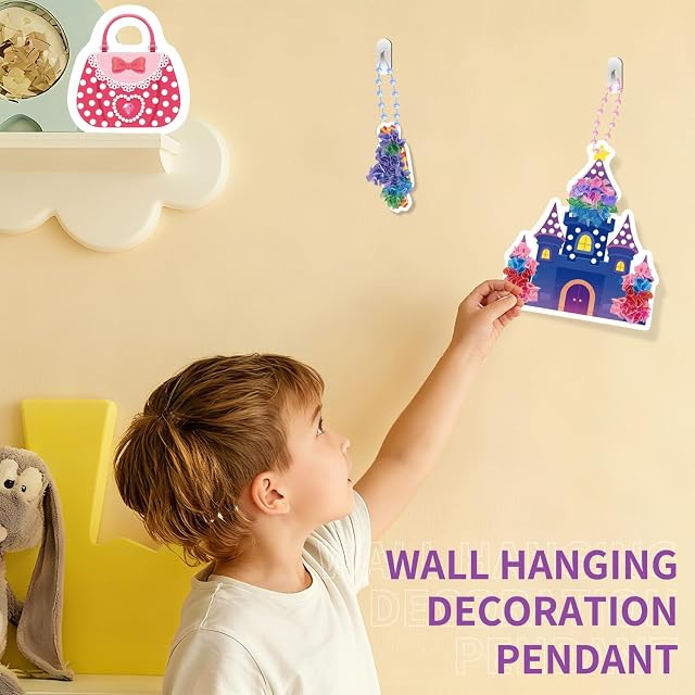 Foto 8 de 8 de Afufu Poke Art Manualidades Juguetes Niñas 4 5 6 7 8 9 Años, 3D Kit DIY con 5 Princesas