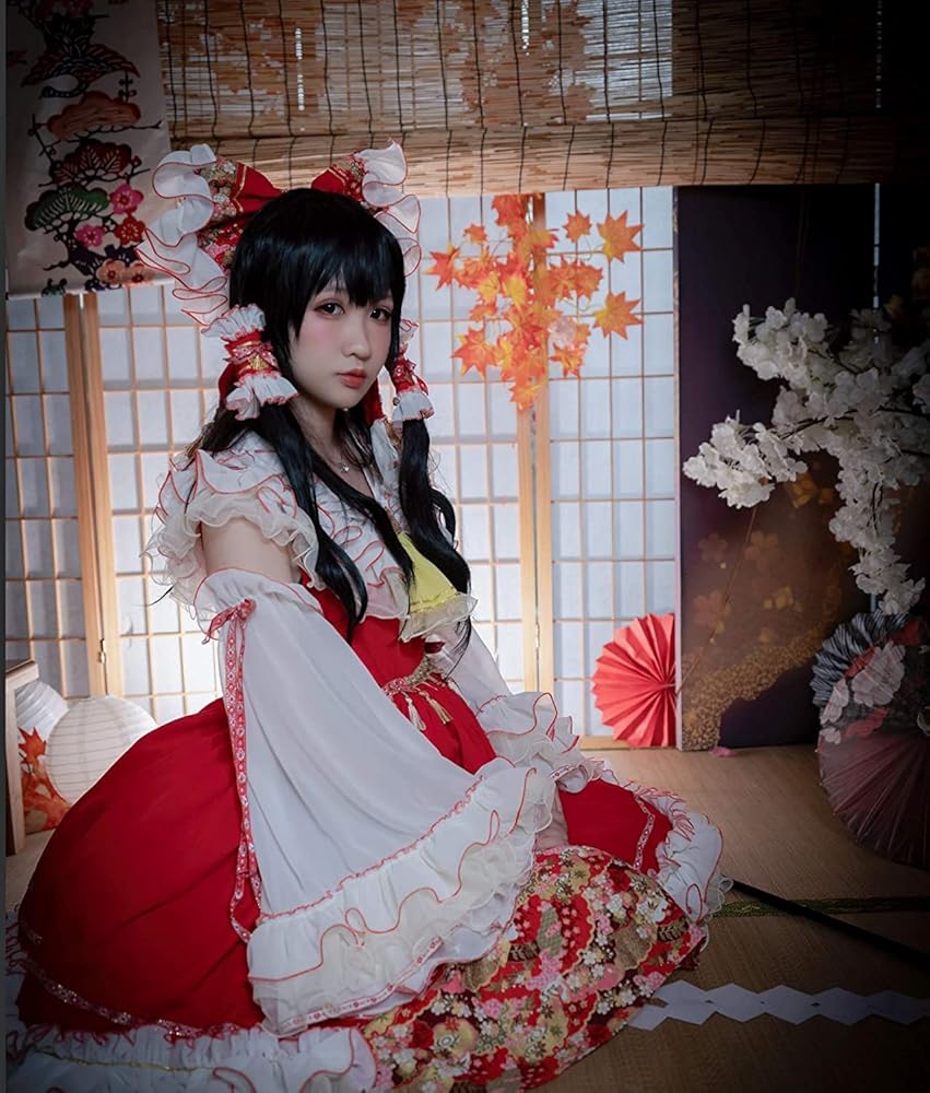 Amazon.co.jp: [DCYCOS] コスプレ衣装 Project 博麗霊夢 巫女（靴 