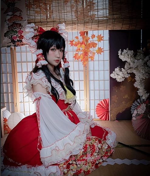 Amazon.co.jp: [DCYCOS] コスプレ衣装 Project 博麗霊夢 巫女（靴 