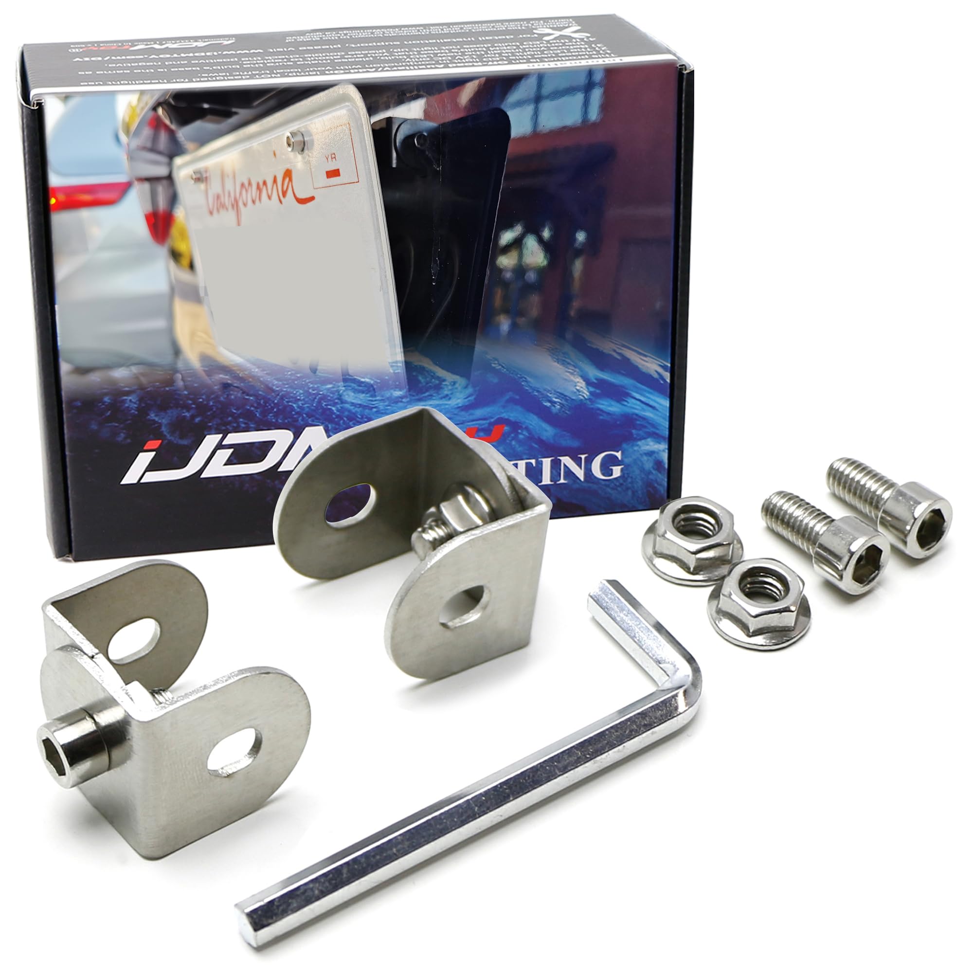 iJDMTOY Universal Fit JDM Slanted Tilt Bracket