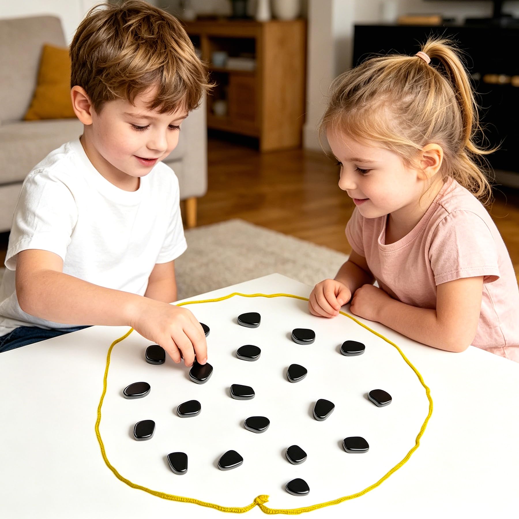 Magnetisches Schachspiel 20 sztuk,Nieregularnych Kamieni (20) | Przenośny Szach Magnetyczny Magnetyczna gra dla Dorosłych Akcesoria Imprezowe dla Spotkań Rodzinnych