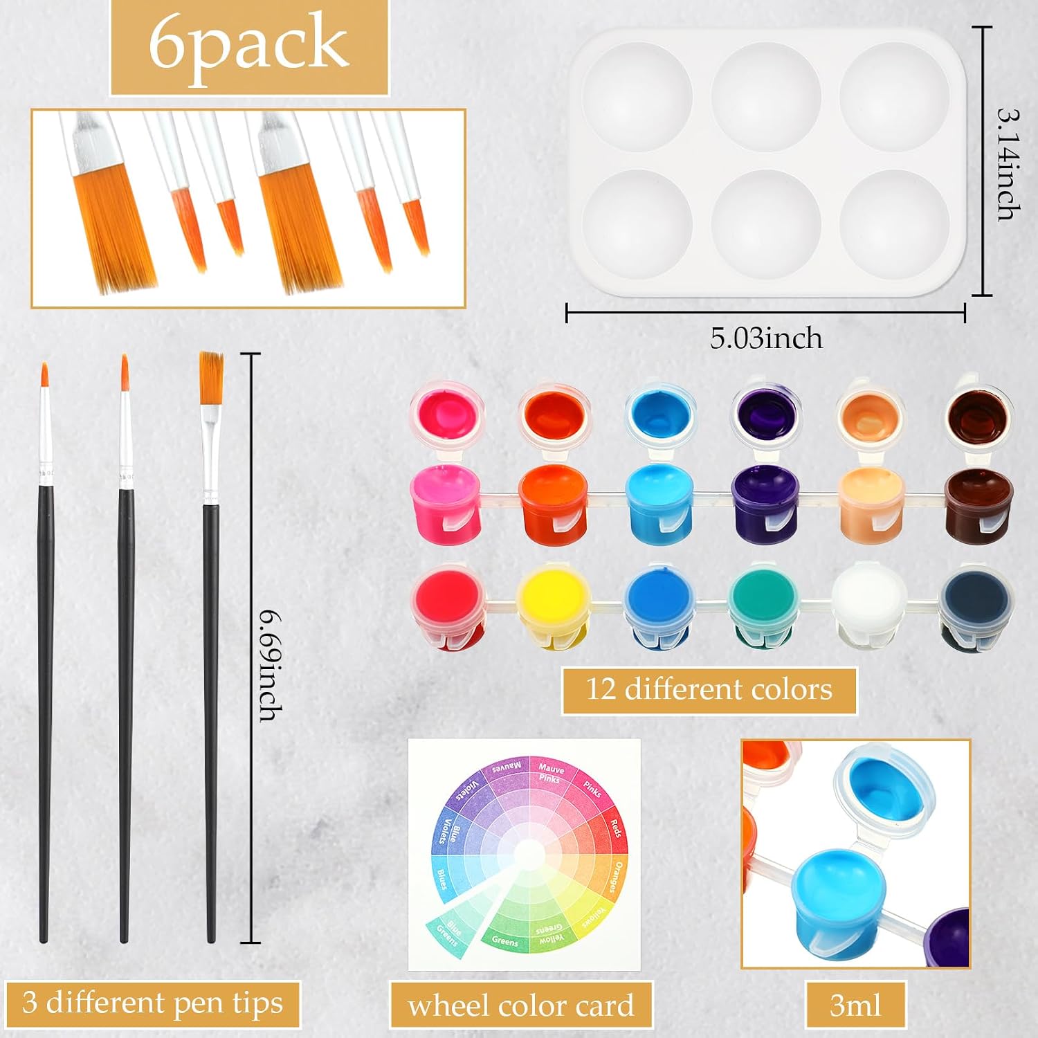 Ctosree 6 Pack Pre Drawn Canvas for Painting Pre Printed Canvas Kit 8 x 10 Inch Stretched Cotton Paint and Sip Set for Adults Couple Party Date Night(Sunshine Girl)