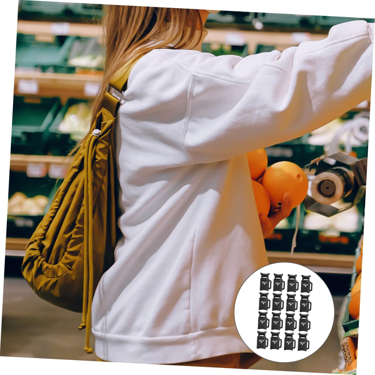 50pcs Spring Stoppers Single Cord Locks for Outdoor Gear Drawstrings Backpack Accessories Lightweight and Convenient Use