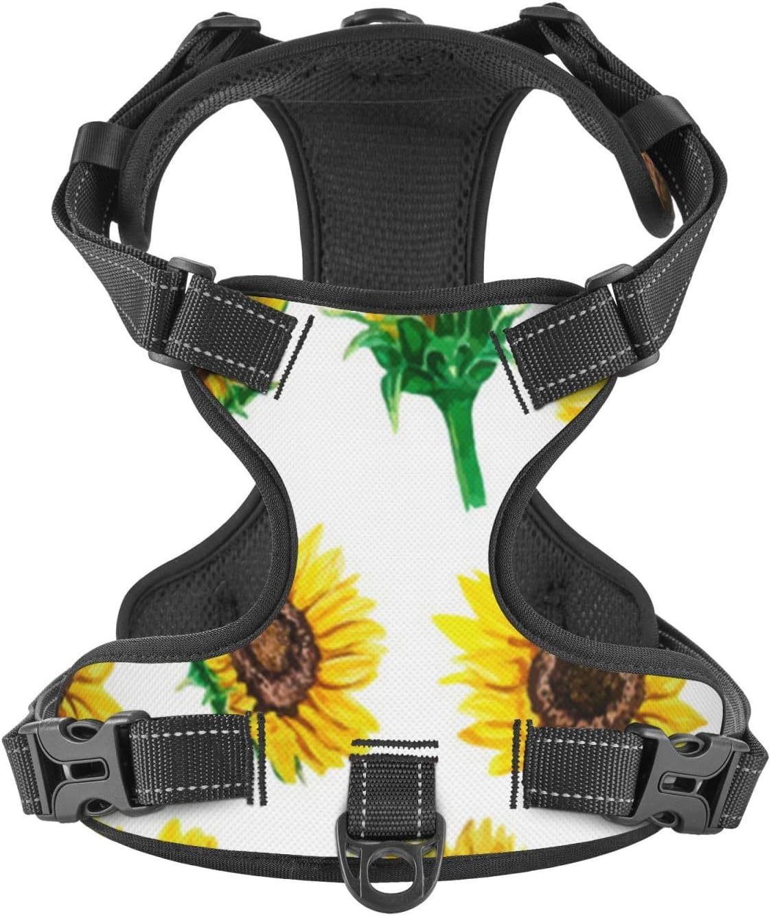 Sunflower No Pull Dog Vest Harness for Small Medium Large Dog Puppy Pets Cats Outdoor Walking
