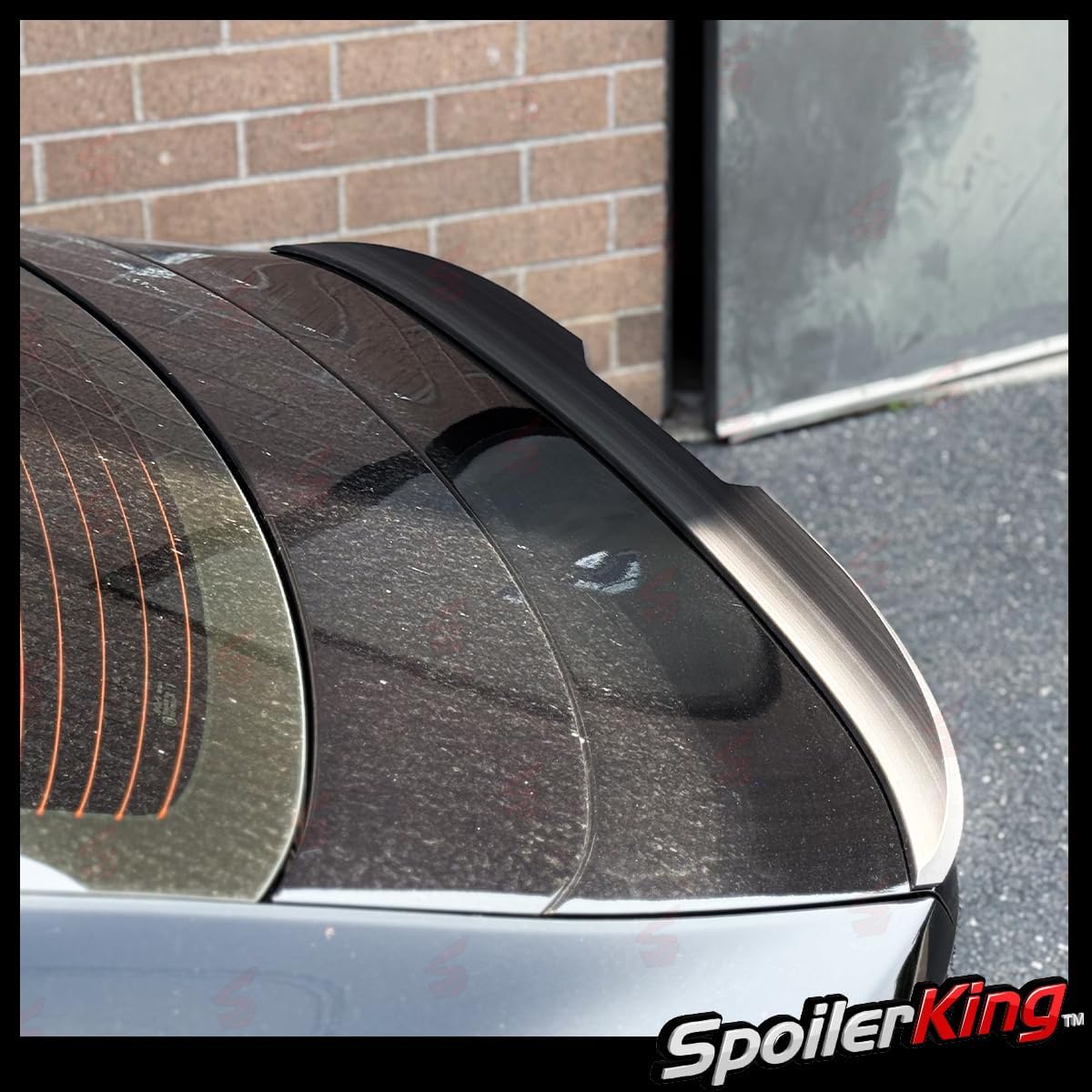 Duckbill Trunk Spoiler with Center Cut Compatible with Kia K4 2025-present SpoilerKing (284KC)