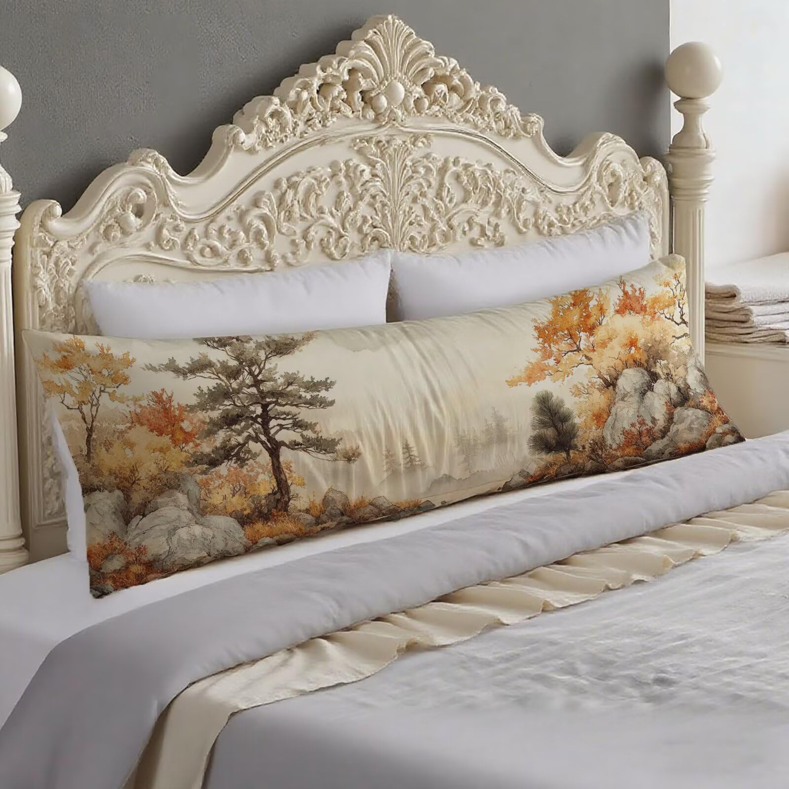Housse traversin 40x140 cm idéale pour décorer votre canapé lit de salon