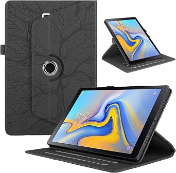 360 Rotating Case for Samsung Galaxy Tab A 10.5 SM-T590,Black