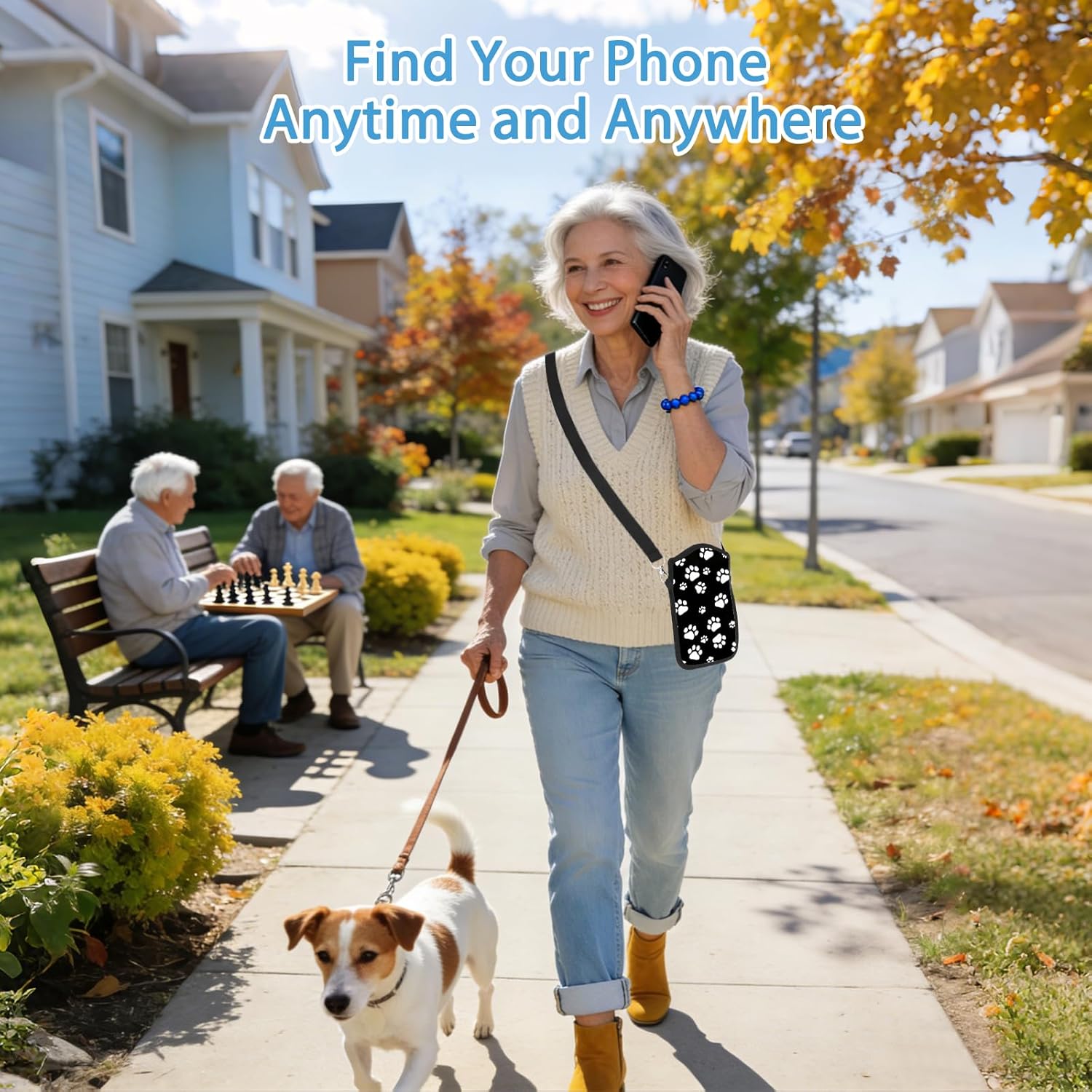 Sublimation Blank Phone Pouch Double-Sided | Adjustable Crossbody Bag Hands-Free for Travel Gym Work Walk | Customized Lightweight Waterproof Neoprene Case Gift to Men Women Teens (2Sets) - Image 6