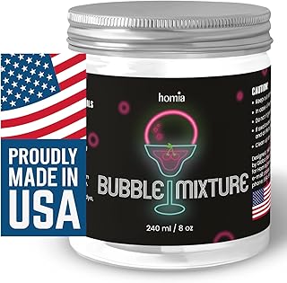 Smoking Gun Wood Smoke Infuser Bubble Mixture for Cocktail - Edible NON-toxic - 8oz, Wood Smoke Infuser and Smoker Machine Accessory - Cold Smoke for Drinks - made in USA