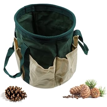 Garden Bag Garden Tool Bag Garden Tool Bag Garden Tool Bag with Waterproof Oxford Cloth 6 Pockets Can Hold Tools Storage Bag Multipurpose Bag Wear-resistant