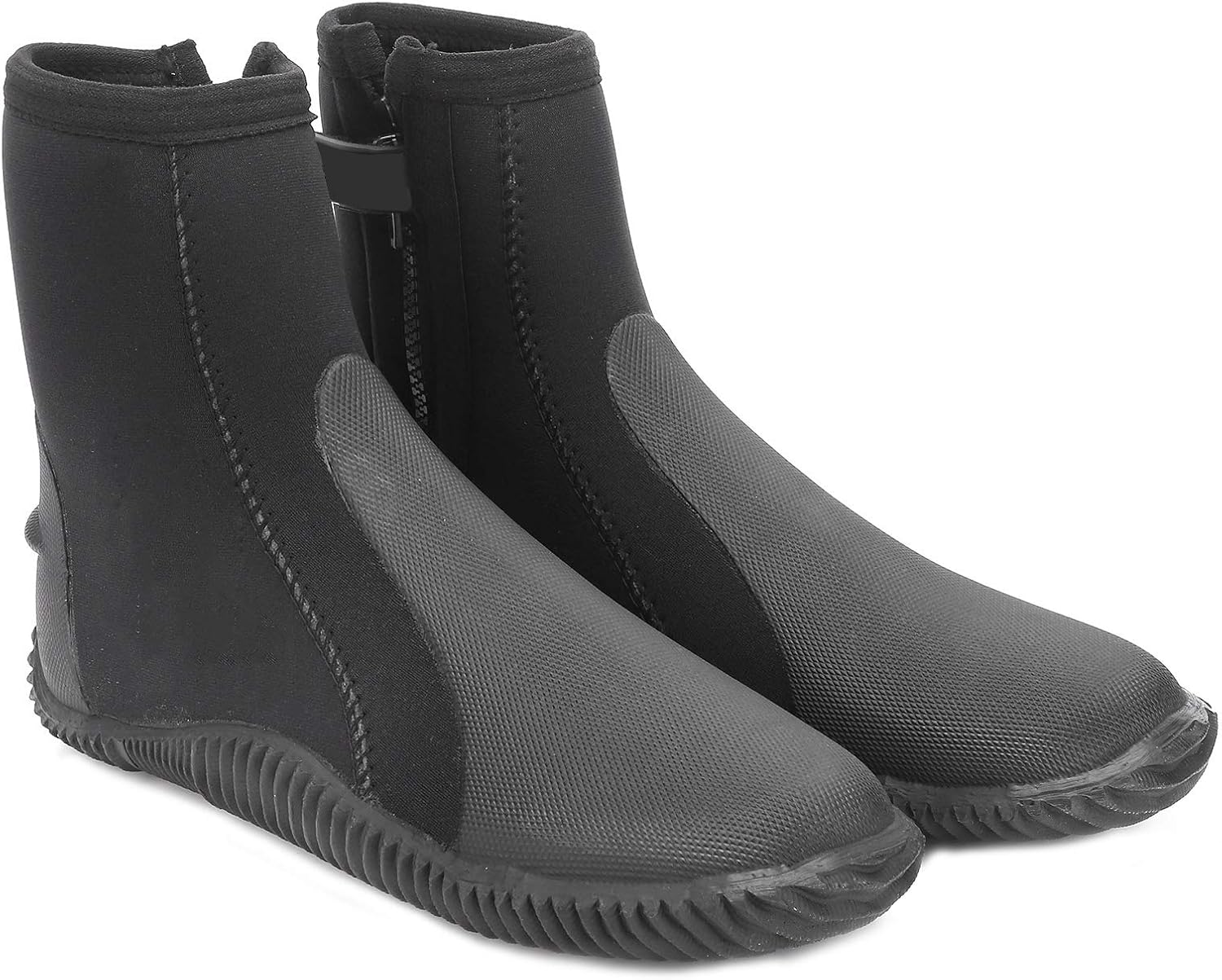 Alomejor 5mm Neoprene Diving Shoe Keep Warm Swimming Snorkeling Boot for Diving Snorkeling