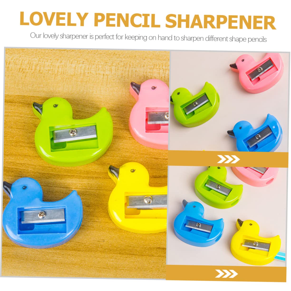 NUOBESTY 96pezzi Temperamatite Adorabili Per Design Creativo Compatti e Facili Da Usare Per Scuola e Trasporto