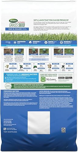 Miniatura 10 de Scotts Turf Builder - Mezcla de semillas de césped y sombra con tecnología de revestimiento WaterSmart Plus 40 libras