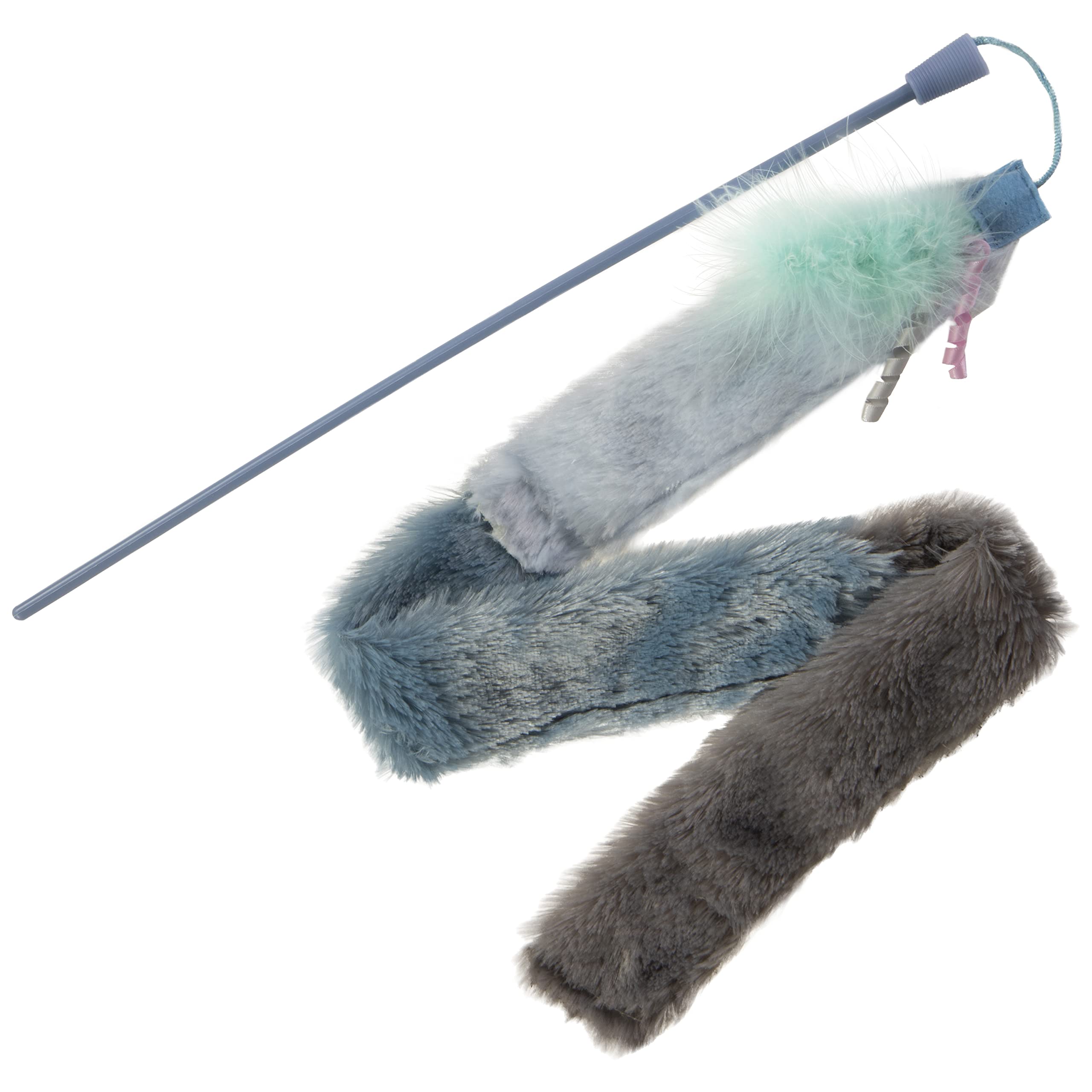 Juguete extensible para gatos HappyNip con cierre breakaway de seguridad integrado