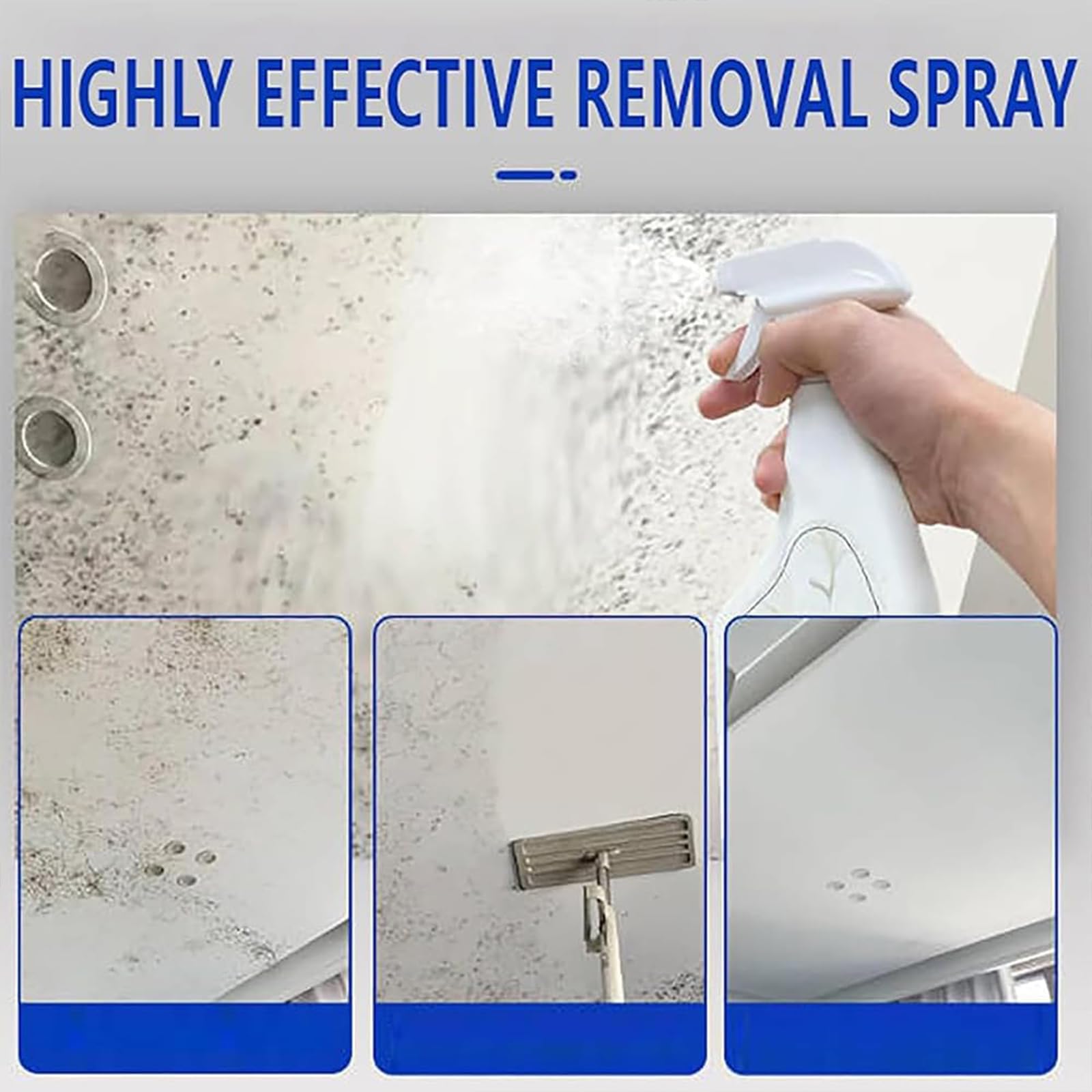 News - Spray limpiador de pared de acción rápida – Limpiador de pared multisuperficie muy eficaz para paredes pintadas, madera, azulejos, baños, cocinas y más (3 unidades)