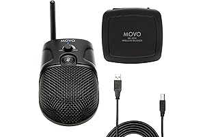 Movo MC2000 Wireless Conference Microphone for Seamless Computer Communication