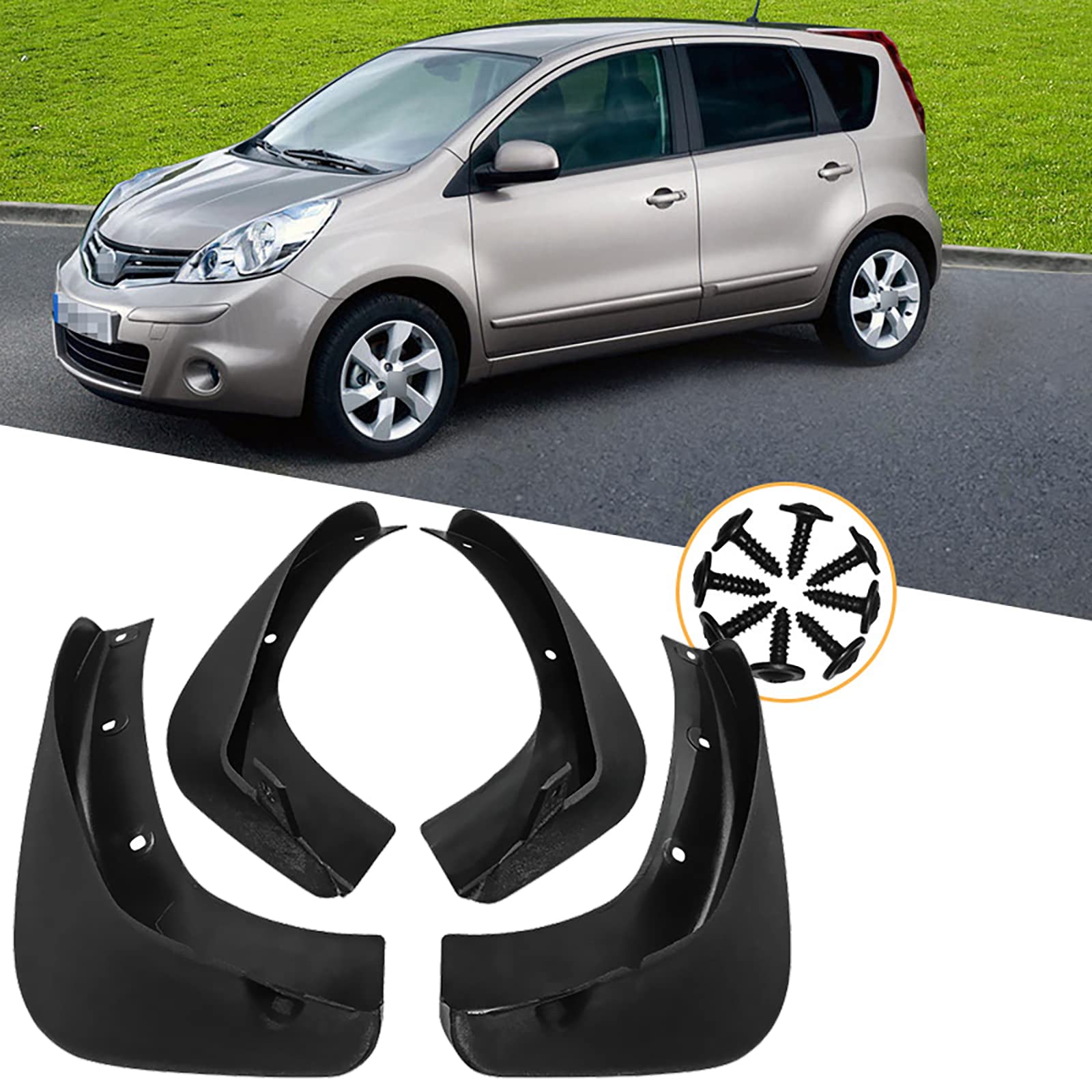 Garde-Boue Nissan Note E11 JONASC Anti-Corrosion pour Bas de Caisse