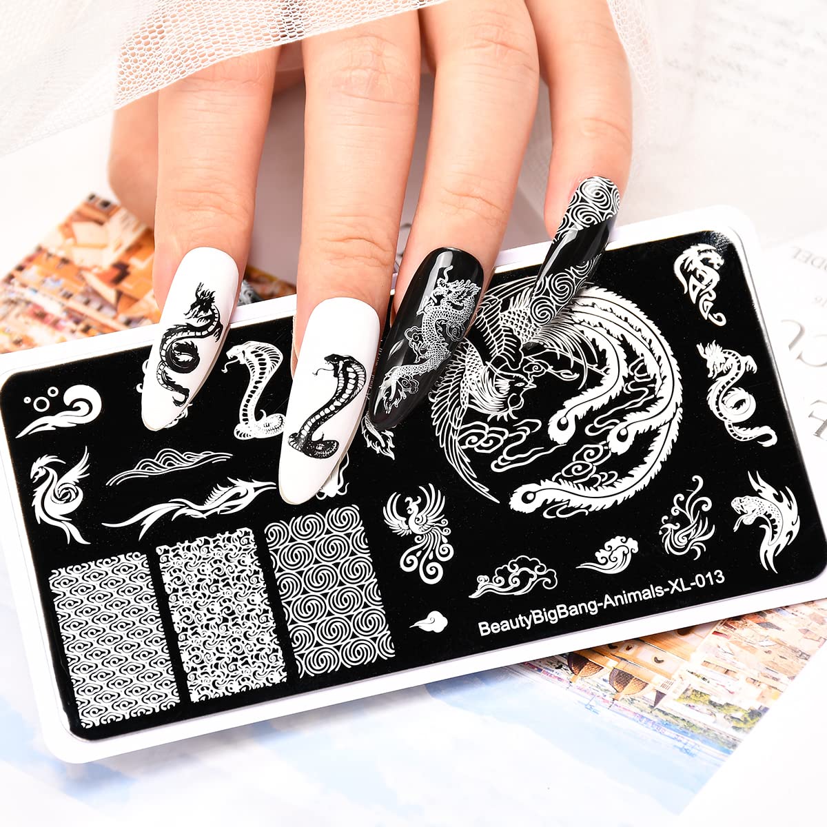 Amazon.co.jp: Wakaka ネイルプレート スタンププレート ネイル