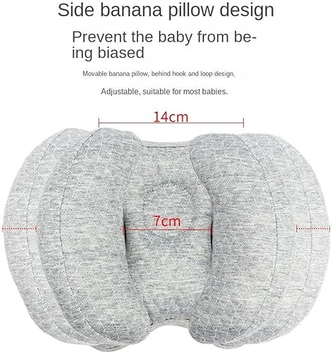 Miniatura 2 de ZONTO Almohada de apoyo para la cabeza y el cuello del bebé, almohada de apoyo para bebé, almohada de apoyo para el cuello del asiento de coche para