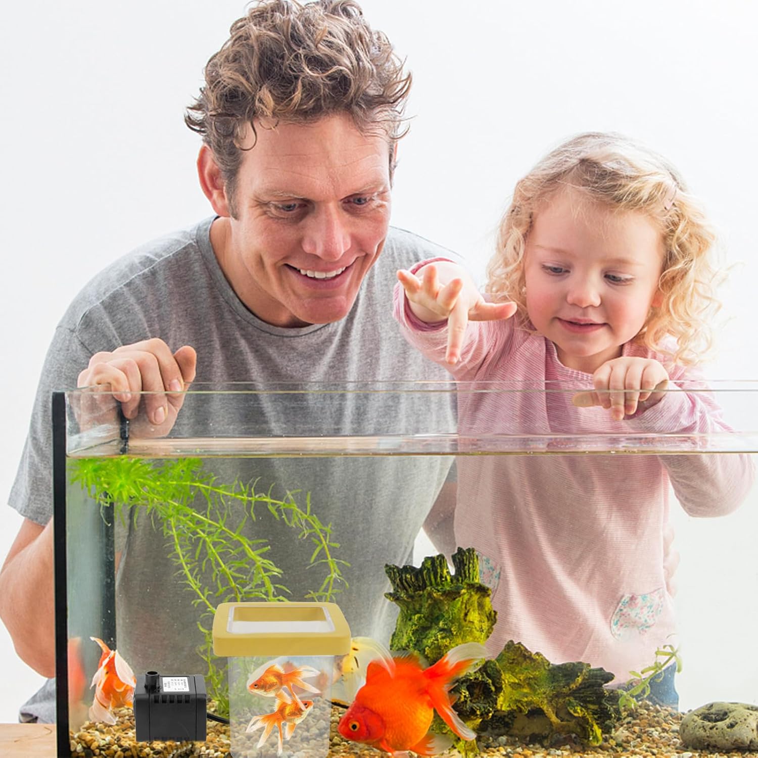BETOOKY 3pcs Fish Tank Breeding Box - Double Layer Aquarium Spawn Hatchery Isolation Floating Breeder for Baby Betta Saltwater Injured Aggressive Fish