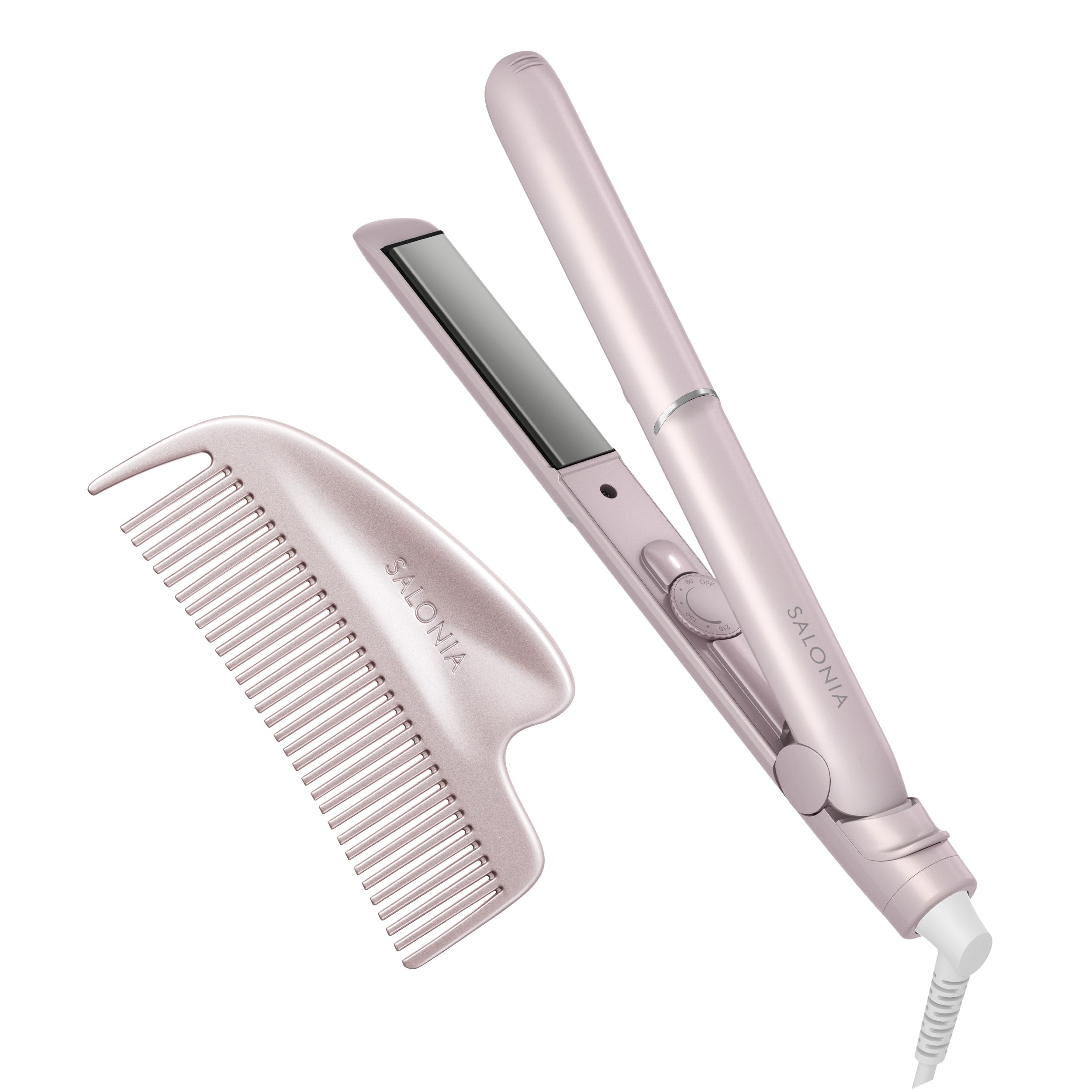 Amazon.co.jp: SALONIA サロニア グロッシーケア ストレート アイロン