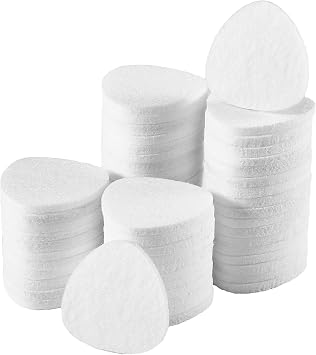 Maitys 50 Pieces Essential Oil Diffuser Pads Compatible with Humidifier | Microfiber Refill for Air Purifier Aromatherapy, Works with Models, Absorbent Circular Pads Hold Scents, Reusable