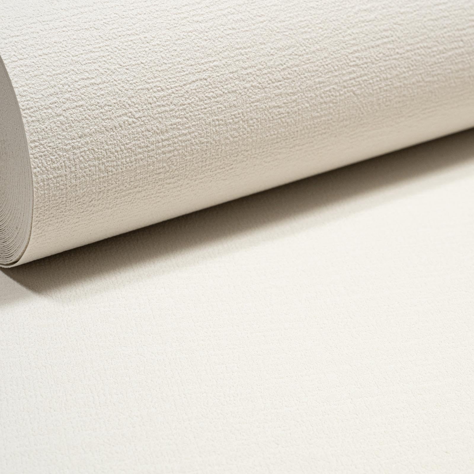 SOPHIE LAURENCE Plain Off White Textured Wallpaper Free Match Paste The Wall Living Room Hallway Cream Embossed