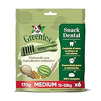 Greenies Snack Dental Dental per cani da 11 kg a 22 kg (confezione da 6 x 170 g)