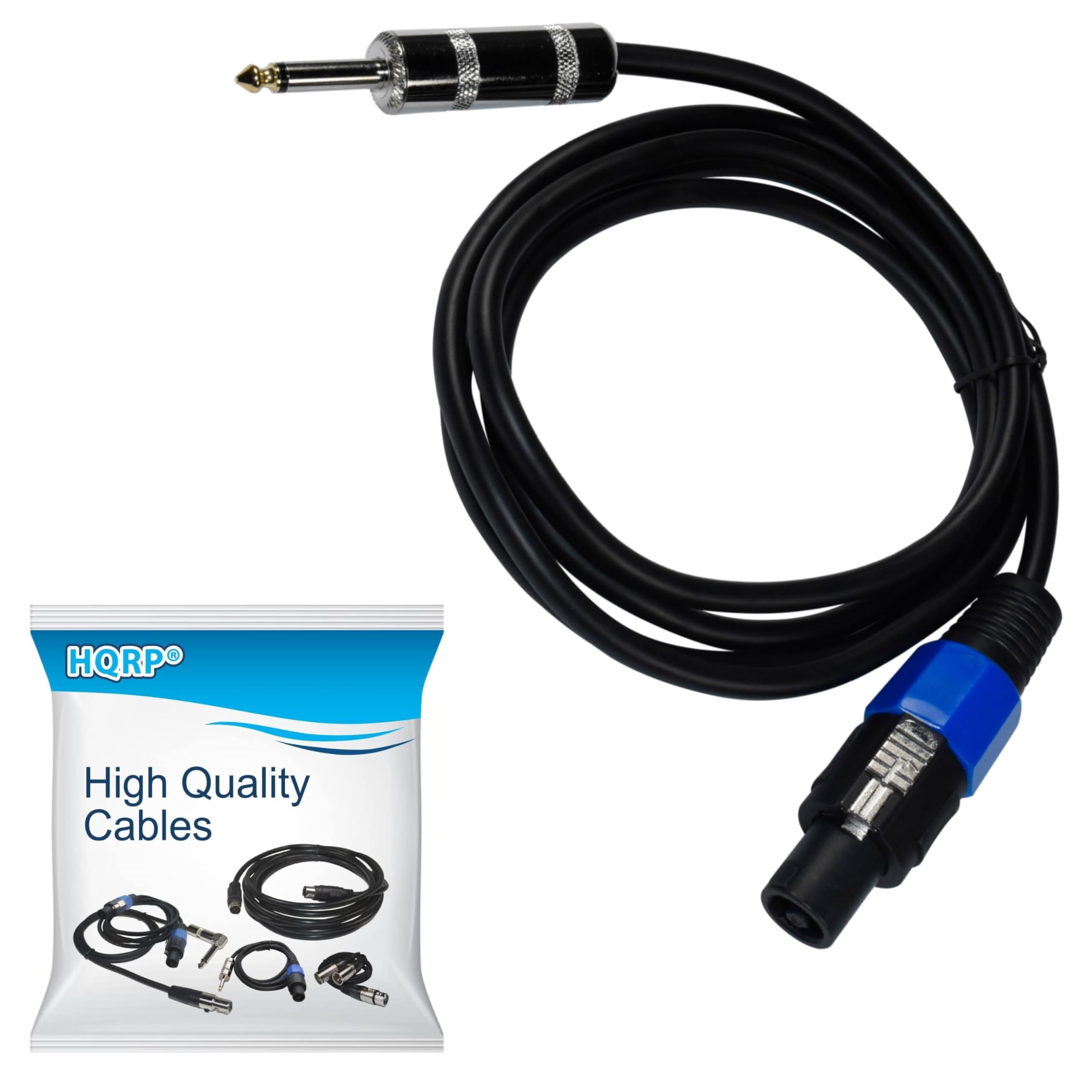 Amazon.com: HQRP 6ft Speakon to 1/4-inch (6.35mm) TS Cable