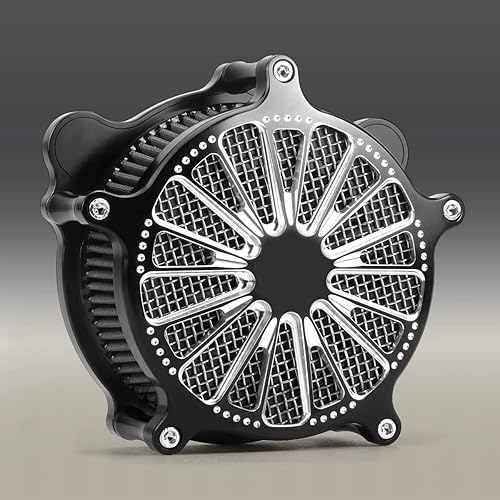 Filtro de aire CNC de motocicleta de aluminio para Harley Touring Street Glide Road King 2017-2020 Softail 2018-2020