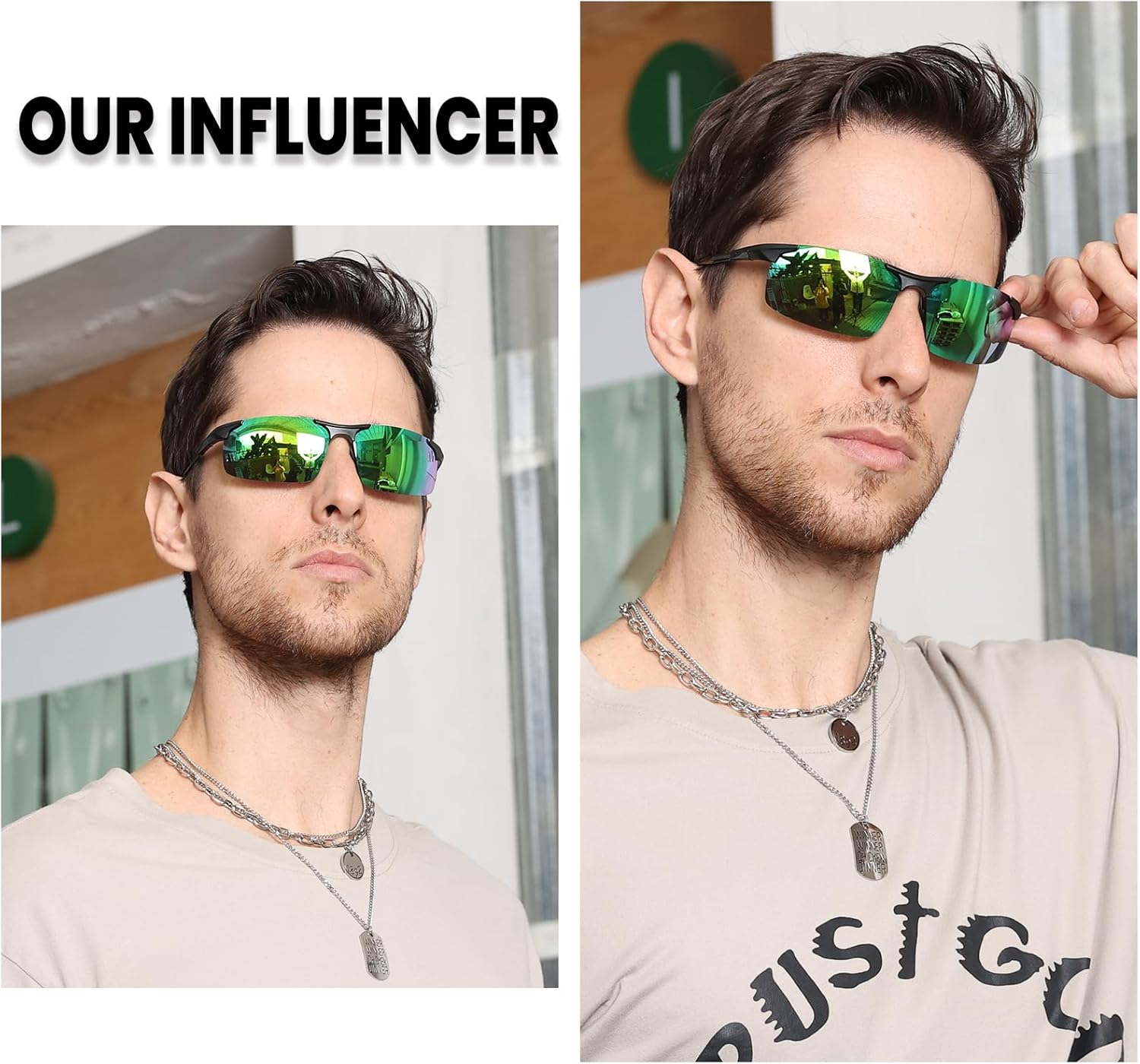 DUCO Mens Sunglasses Polarized Sports Fishing Running Driving Carbon Fiber Sunglasses for Men UV400 Protection DC8277 - Image 2