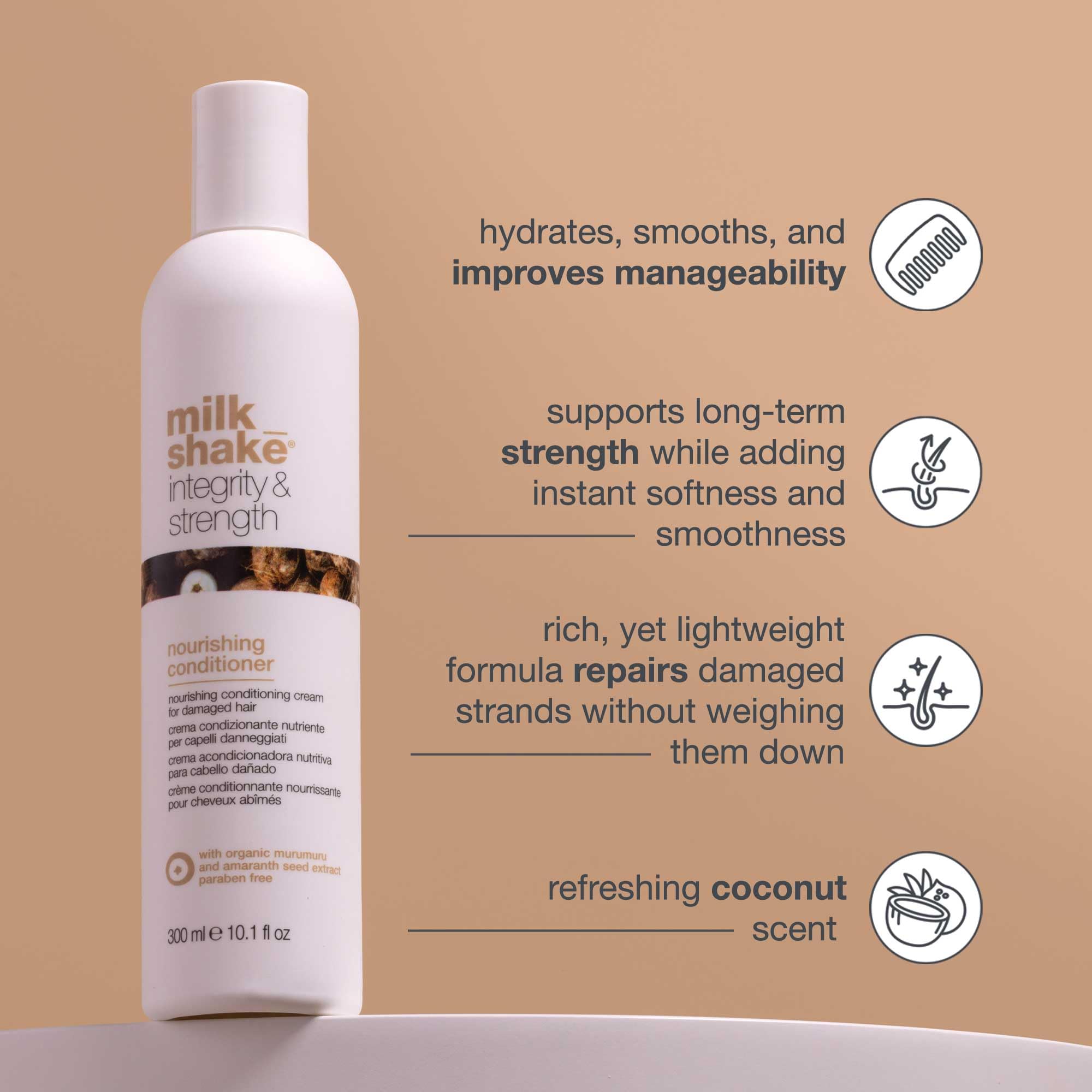 milk_shake | INTEGRITY&STRENGTH NOURISHING CONDITIONER 1 LT