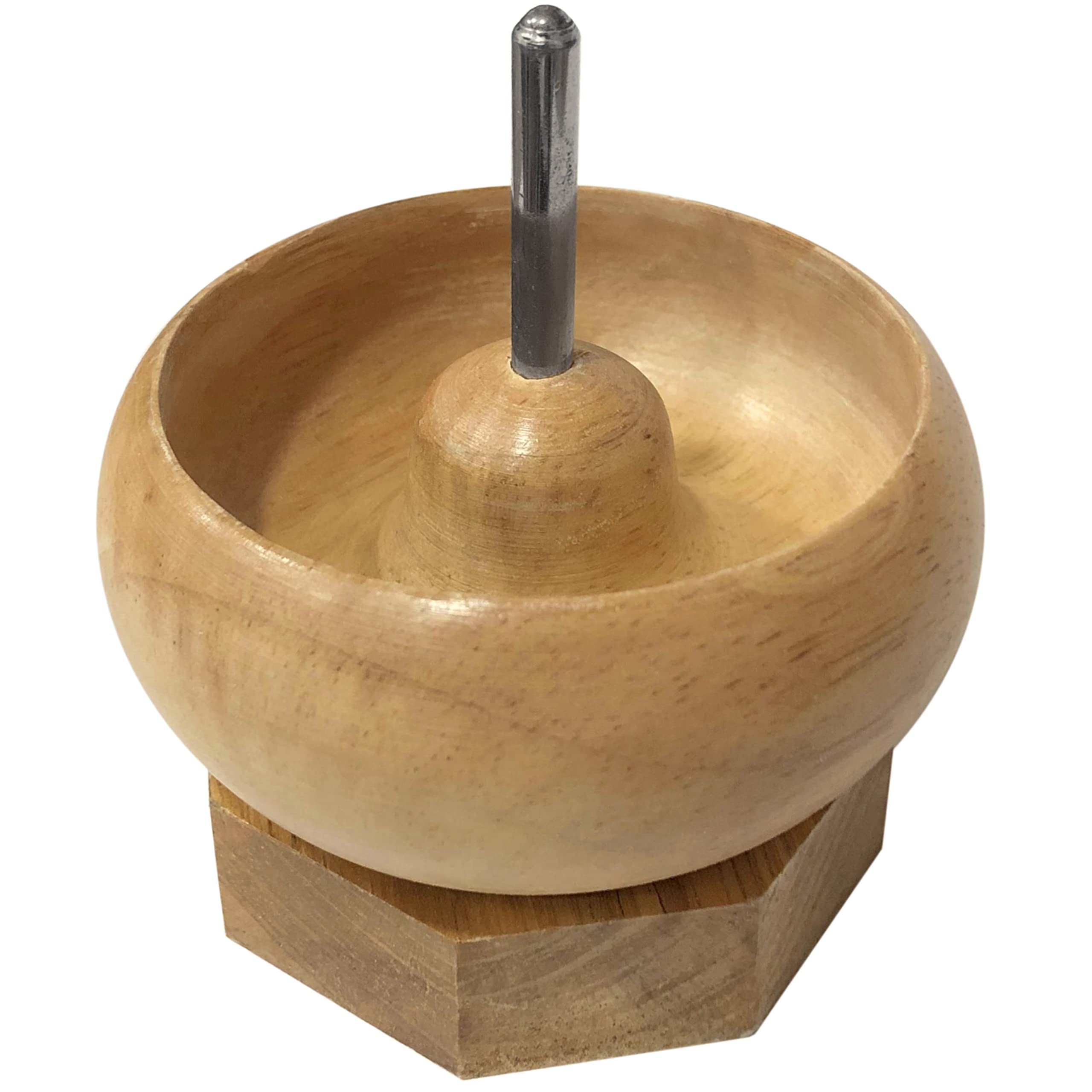 Jewellers Tools Mini Quality Wooden Jewellery Bead Spinner : Wood Spinning Spin Tool 8.5cm x 5.5cm (240)