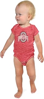 NCAA Knobby Short Sleeve Romper Bodysuit-Big Logo -Sizes 0-3M 6M 12M 18M