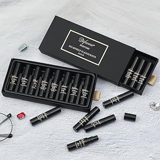 Fragrance Discovery Set (2025) - 8pc Perfume Sample Set ft. Vanilla Musk, Blush Rose & Amber Glow - 2mL Mini Fine Fragrance Samples (8 x 2mL)