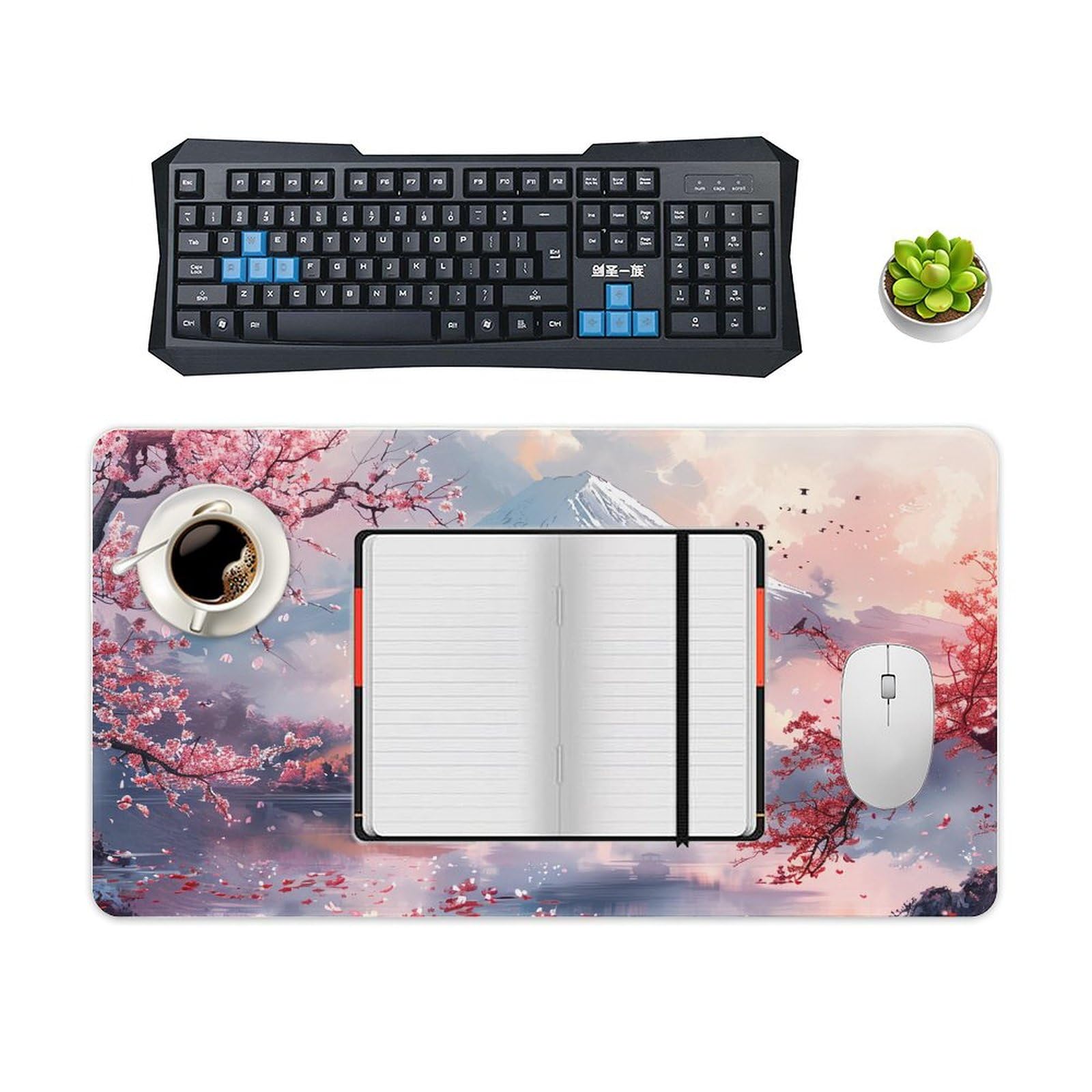 Tappetino Da Scrivania Reversibile 90x 43cm, Tappetino Da